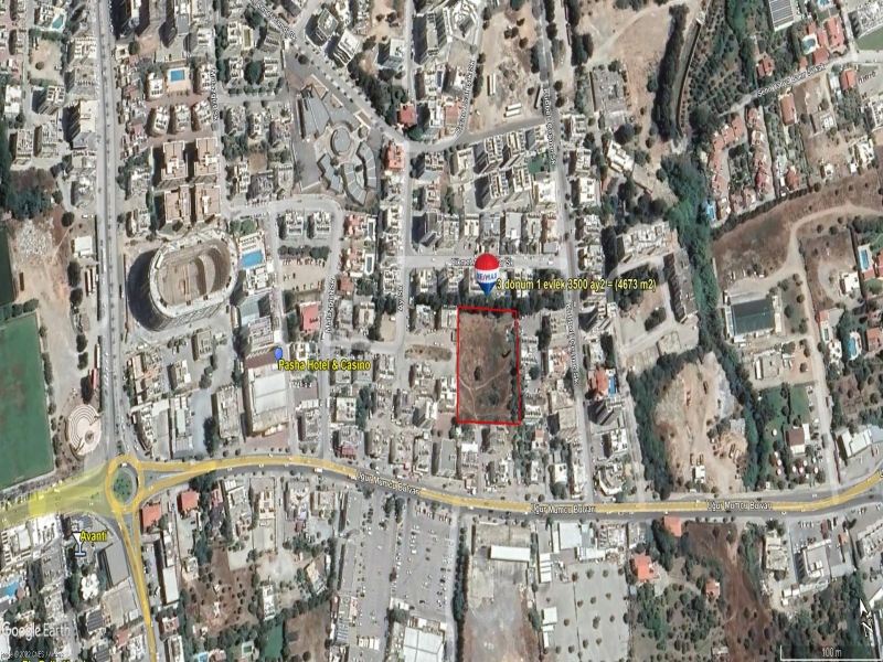 10 Floor Permitted Land in Kyrenia Center Remax Golden Cyprus