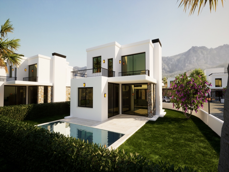 Girne’nin Edremit Bölgesi’nde 23 adet villa Remax Golden Cyprus