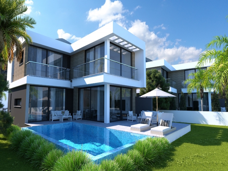 Bellapais´te Satılık 4+1 Lüks Villalar Remax Golden Cyprus