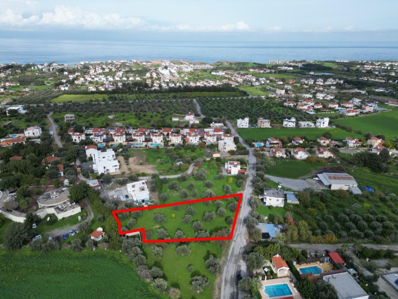 Magnificent Sea View Land with Villa Project in Karşıyaka Remax Golden Cyprus